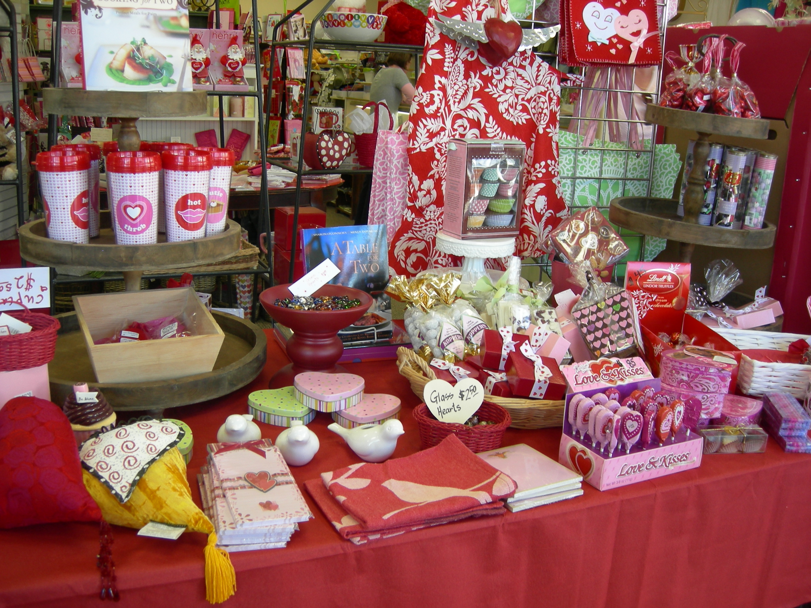 Valentine Display at the Seventeen Steps