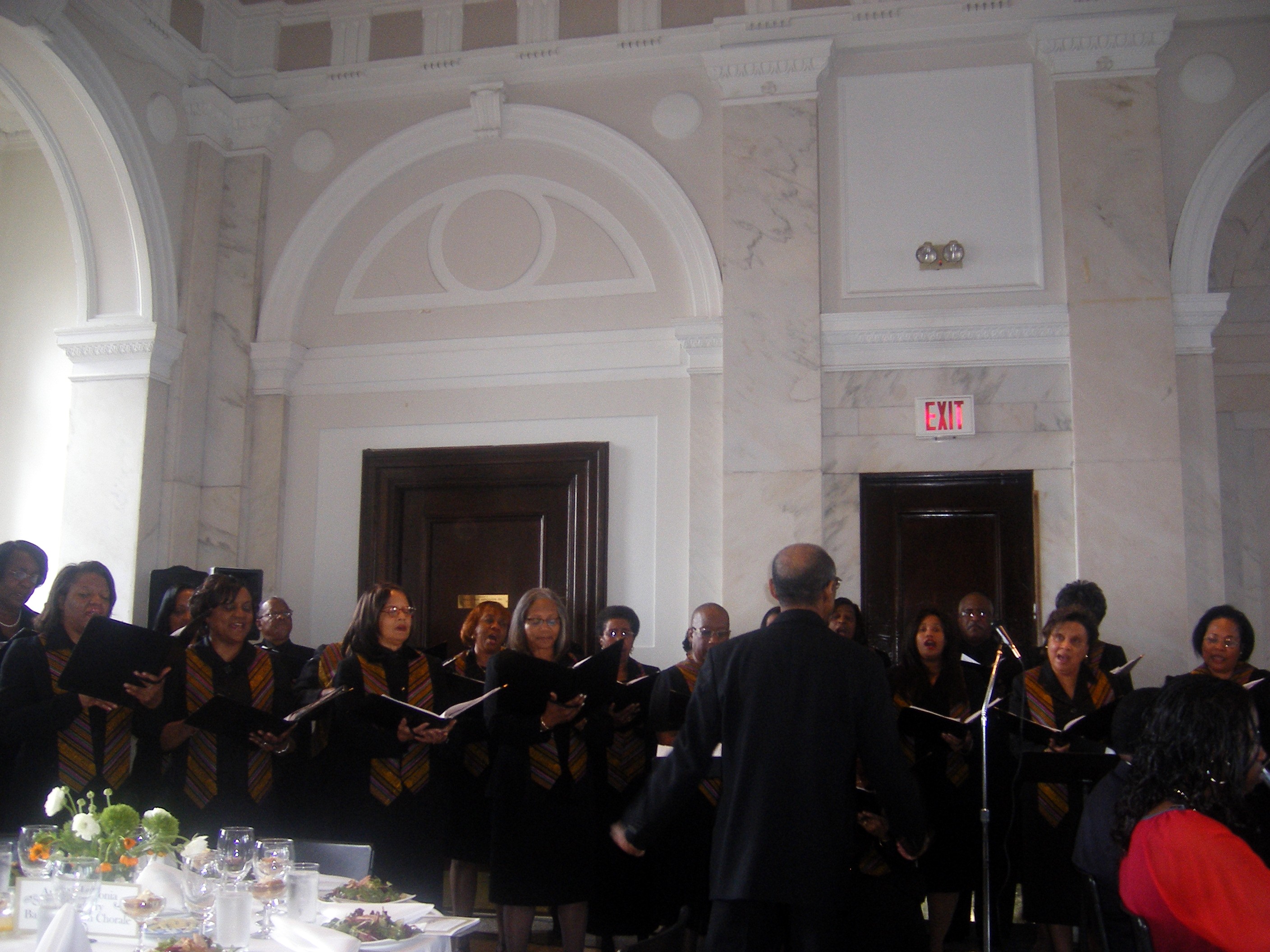 The James C. Ward Classical Arts Chorale Performs at the Celebration