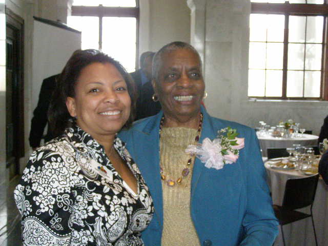 Commissioner Cunningham and Mayor Emerita Elizabeth Wilson