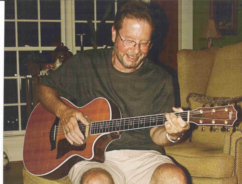 Barry at Home With His Guitar